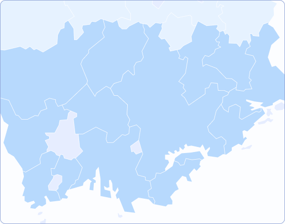 市区郡から物件を探す地図